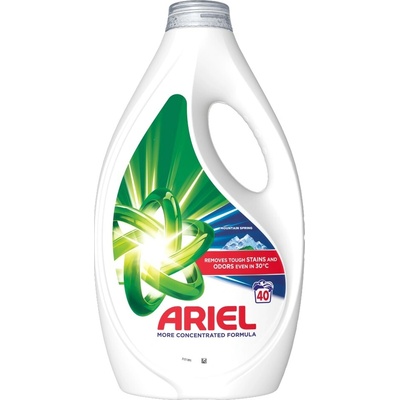 Ariel Montain Spring Stain & Odour Universal gél na pranie 1,8 l 40 PD