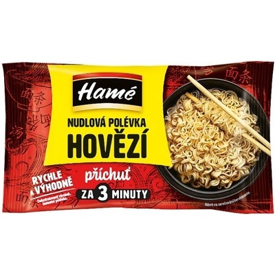 Hamé Instantná rezancová polievka hovädzia aróma 60 g