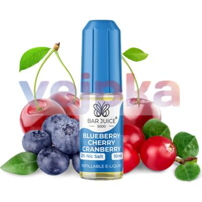 Bar Juice 5000 Salt Blueberry Cherry Cranberry 10 ml 10 mg
