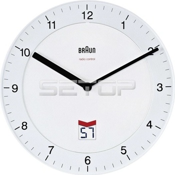 Braun BNC 006 Wall Clock white