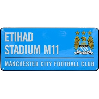 Fan-shop Plechová cedule MANCHESTER CITY colour