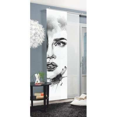 Home Wohnideen japonská stěna 87889 FACE RIGHT 0703 seda 245x60 cm (v x s)
