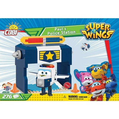 COBI 25131 SUPER WINGS Paulova policajná stanica 275 ks