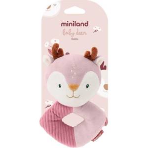 Miniland Мека сензорна дрънкалка Miniland - Deer (97372)