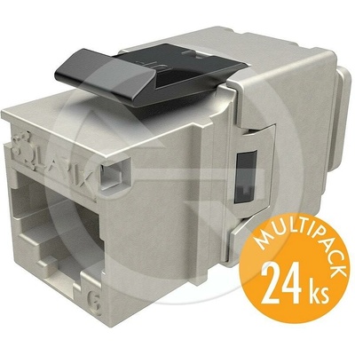 SXKJ-6-STP-BK-NA - Solarix keystone CAT6 quick cut, multipack 24 ks
