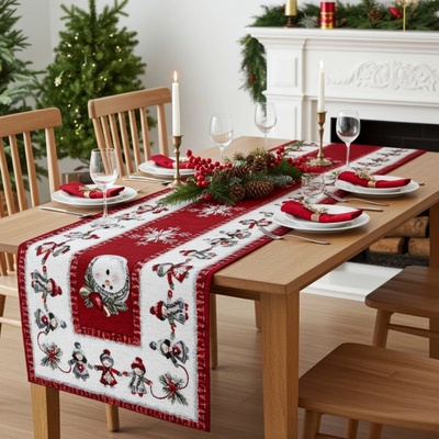 Mondo Vánoční Gobelínový běhoun Chenille IT021 40x130cm