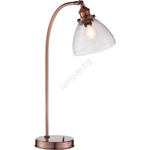 Endon Lighting 77861 - Настолна лампа HANSEN 1xE27/40W/230V меден (EN0028)
