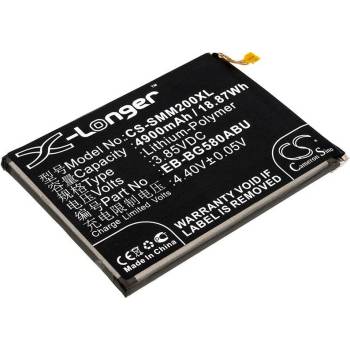 Cameron Sino Батерия за Samsung Galaxy M20, M30, A30, A40s, 4900 mAh, Li-Pol (CS-SMM200XL)