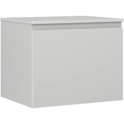 Mexen Orio шкаф за баня с плот под умивалник 60 см, 1 чекмедже, сив мат (91A10-06047-1-BFC62)