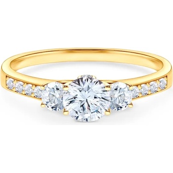 Image 1 of SAVICKI Годежен пръстен Dream: злато, бял сапфир