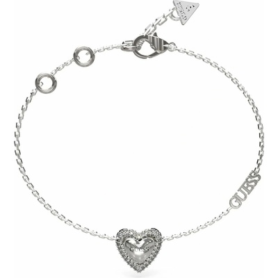 GUESS Ladies Silver Tone Bracelet JUBB05022JWRHS