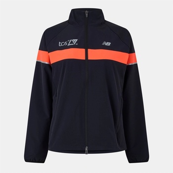 New Balance Яке New Balance Women's LDN Marathon Wind Water-Resistant Reflective Performance Running Jacket - Black/Red