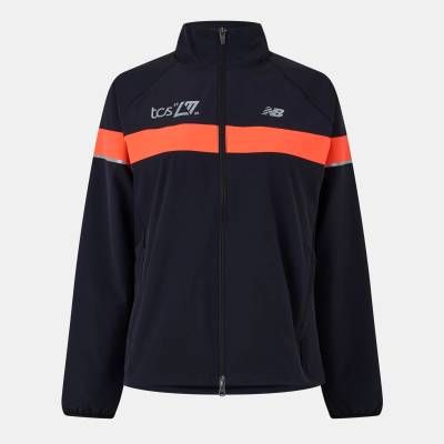New Balance Яке New Balance Women's LDN Marathon Wind Water-Resistant Reflective Performance Running Jacket - Black/Red