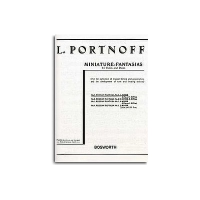 Leo Portnoff Russian Fantasia No.1 v Minore Violín Piano VLN/PFA