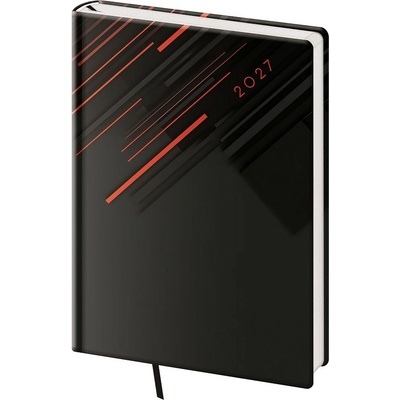 Helma Vario A5 týdenní 2027 RED LINES