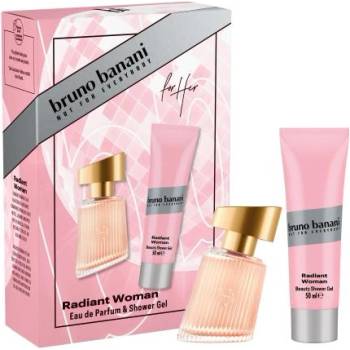 bruno banani Radiant Woman подаръчен комплект: EDP 30 ml + душ гел 50 ml за жени