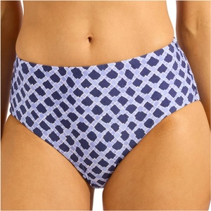 Seafolly Дамско бикини долнище Seafolly Marseille High Waisted Pant Bikini bottom - Blue Indigo - размер 40 (EU) (150-6631-0115)