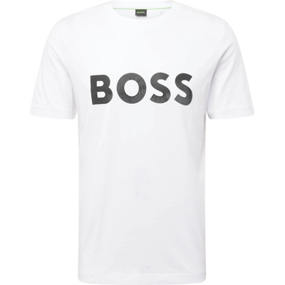 BOSS Green Тениска 'Mirror1' бяло, размер M