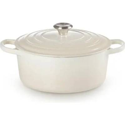 Le Creuset Signature Hrniec s pokrievkou 26 cm biela (21177267164430)