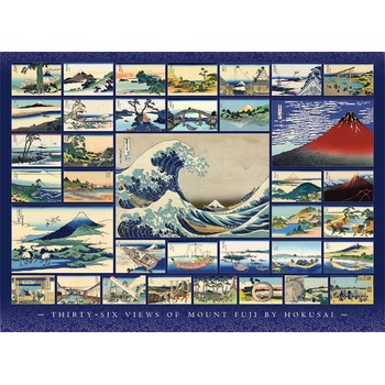 Cobble Hill - Puzzle Hokusai collage 1000 - 1 000 piese
