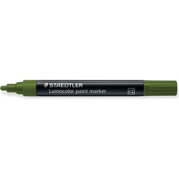 STAEDTLER Маркер Staedtler Lumocolor Paint 349, акрилен, МАСЛЕНО ЗЕЛЕН (31095-А-МАСЛ.ЗЕЛЕН)
