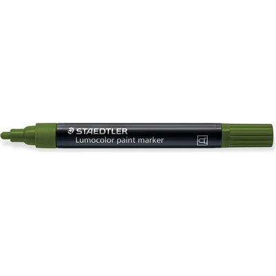 STAEDTLER Маркер Staedtler Lumocolor Paint 349, акрилен, МАСЛЕНО ЗЕЛЕН (31095-А-МАСЛ.ЗЕЛЕН)