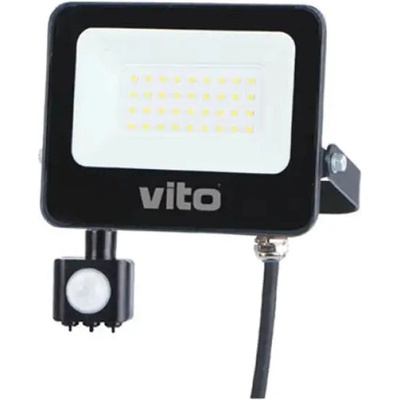 VITO Led ПРОЖЕКТОР 30w 6000k ip65 СЪС СЕНЗОР vito sava (6970233833864)