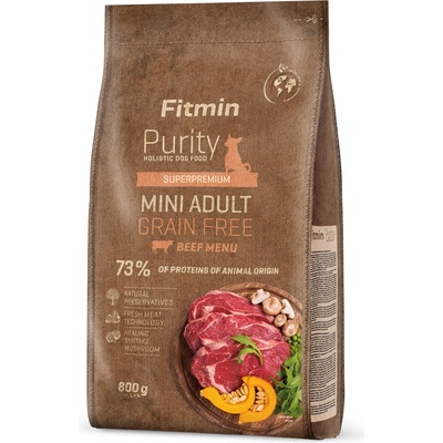 Fitmin Purity Mini Adult Grain Free Beef 0,8 kg
