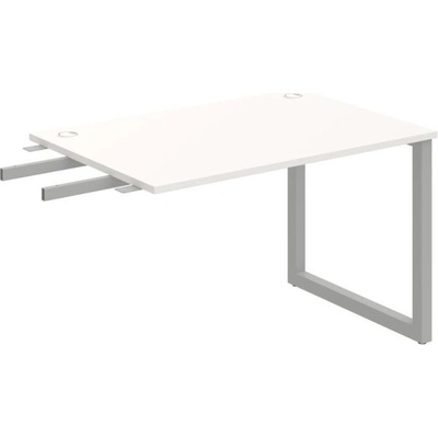 OFFICE PRO s.r.o. HOBIS prídavný stôl do uhla - US O 1200 RU, hĺbka 80 cm, biala