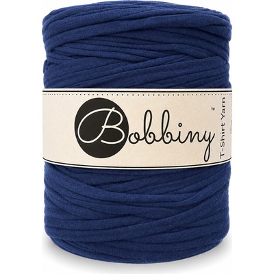 Bobbiny T-shirt yarn Bobbiny - T-shirt yarn: Jednobarevná tmavě modrá
