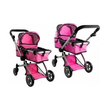 LEAN Toys 2in1 Doll Bogie and Stroller Alice - Pink