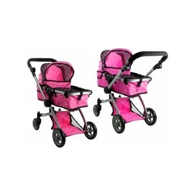LEAN Toys 2in1 Doll Bogie and Stroller Alice - Pink