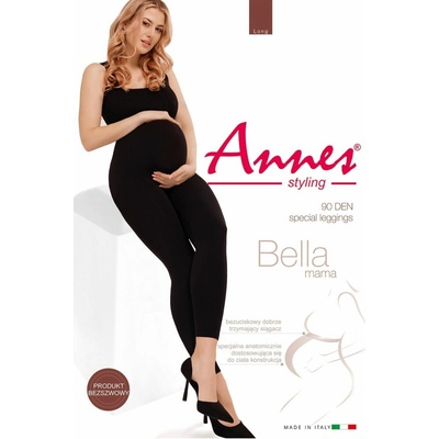 Bella Mama Annes těhotenské legíny bezešvé černá