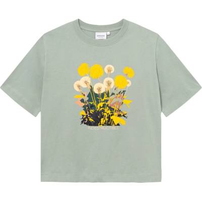 DEDICATED Дамска тениска DEDICATED Women's T-Shirt Vadstena T-shirt - Iceberg Green - размер XL (916-7068-0315)