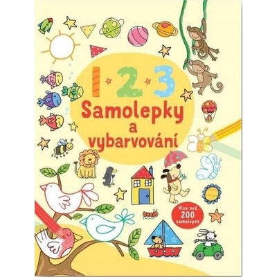 123 Nálepky a omaľovánky