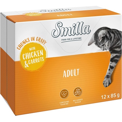 Smilla Adult s kuřecím a mrkví se zeleninou 24 x 85 g