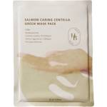 HEVEBLUE Salmon Caring Centella Green Mask Pack - Хидратираща и Успокояваща Маска 1бр/25ml