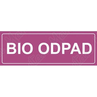 Recyklace bio odpad, plast 290 x 100 x 0,5 mm