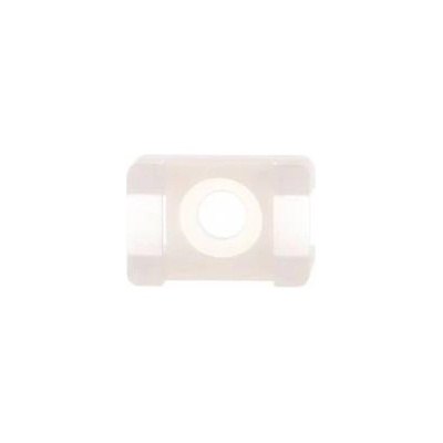 EM Group Saddle holder for cable ties white 4, 8mm 9, 5x15mm F=3.5mm BMSB5498E /100pcs. /