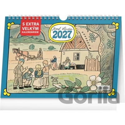 NOTIQUE Stolový Josef Lada s extra veľkým om 30 x 21 cm 2027