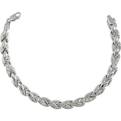 Infinitysilver stříbrný náramek ovísek se zirkony 466318118