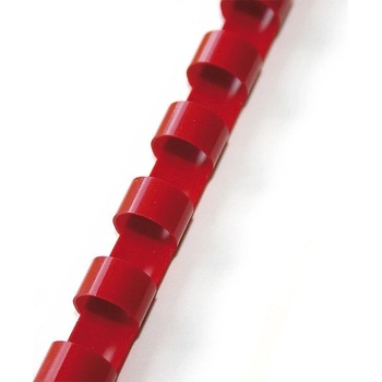 Velkoobchodplus plastový hřbet 22mm 50ks Barva: Červená
