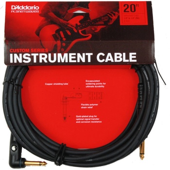 Image 1 of D'Addario PW-GRA-20 6 m Директен - Ъглов Инструментален кабел (PW-GRA-20)