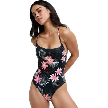 Roxy Бански костюм Roxy Paradise Fleur swimsuit - Black (Anthracite Paradise Fleur Swim)