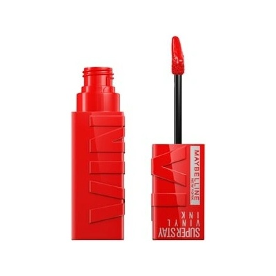 Maybelline Super Stay Vinyl Ink rtěnka červená 4,2 ml