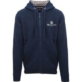 Aquascutum Блуза Aquascutum Men's Zip Hooded Sweatshirt - Navy