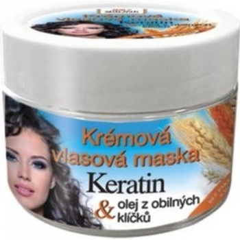 BC Bione Cosmetics Keratin Grain krémová maska pre všetky typy vlasov 260 ml