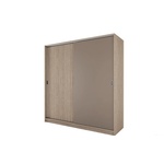 Bogdan Furniture I Гардероб с плъзгащи врати Mod 1009, Мока/Лате