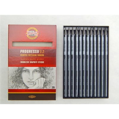 Koh-i-Noor Progresso tužka grafitová v laku 8911 2B – Zboží Živě