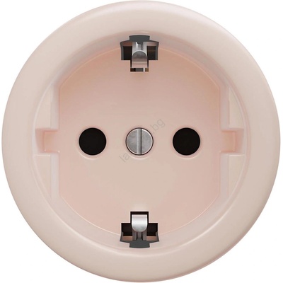 Reblig - Ретро контакт за дома без рамка SCHUKO 230V/16A, старо-розово (RG0143)